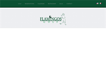 Tablet Screenshot of flamingosgolf.com.mx